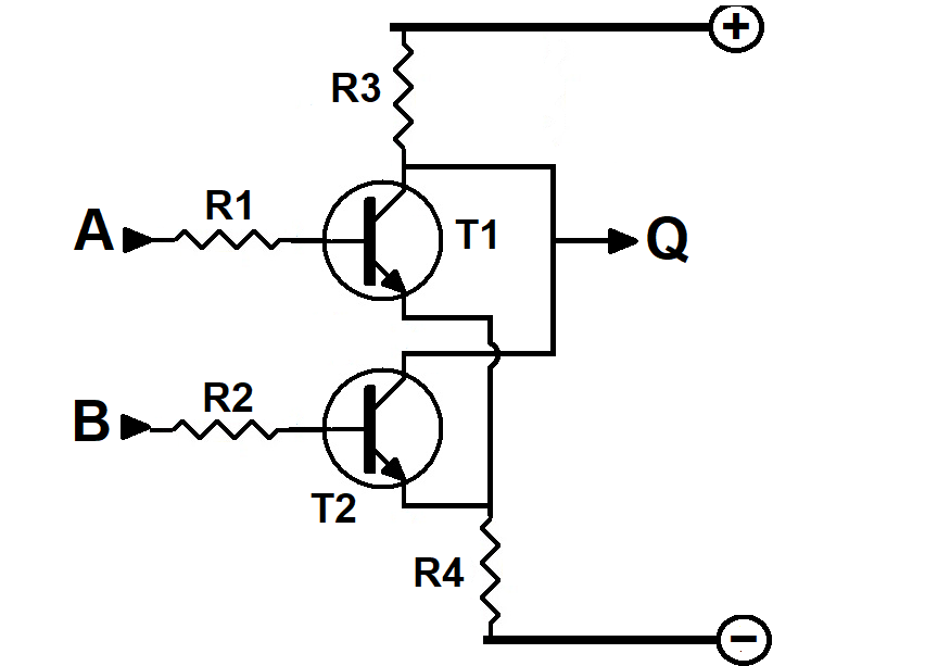 Transistor NOR